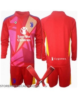 Juventus Portiere Maglia Gara Casa Repliche 2024-25 Bambino Maniche Lunghe